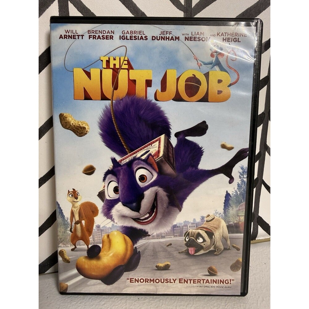 The Nut Job Animated Movie Rated PG Voices Brendan Fraser Will Arnett DVD